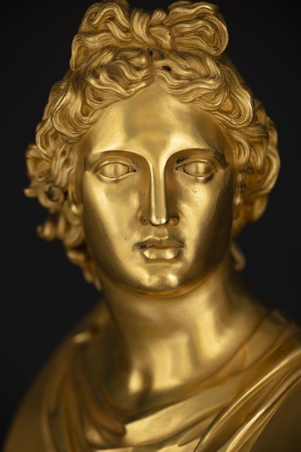 Apollon de Belvédére, bronze d'époque Empire - Galerie Francesco De Rosa