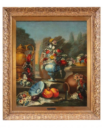 Fleurs et grenades - Gaspare LOPEZ (1677-1732)