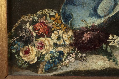 XVIIIe siècle - Fleurs et grenades - Gaspare LOPEZ (1677-1732)