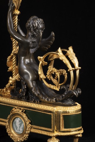 Antiquités - Paire de bougeoirs Louis XVI