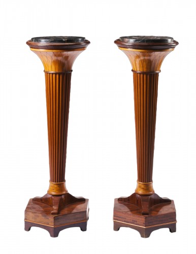 Pair of pedestals.