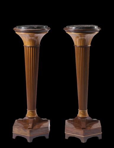 Pair of pedestals. - 