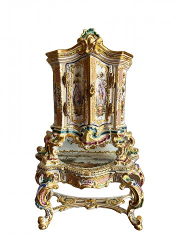 “Consolle aTrumeau” porcelain 1775