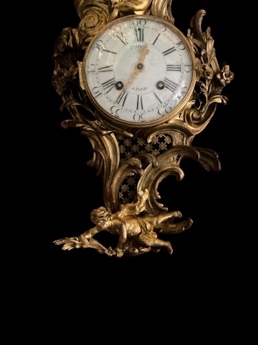 Horology  - Louis XV Cartel by Poirot a Paris