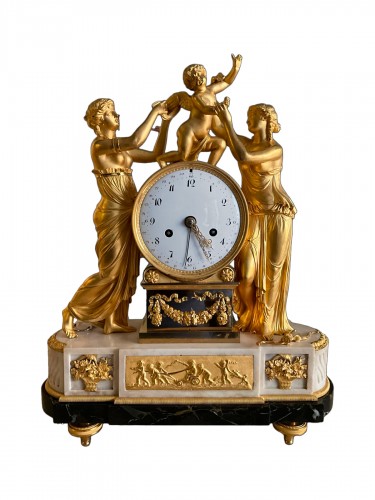 Louis XVI Bronze clock