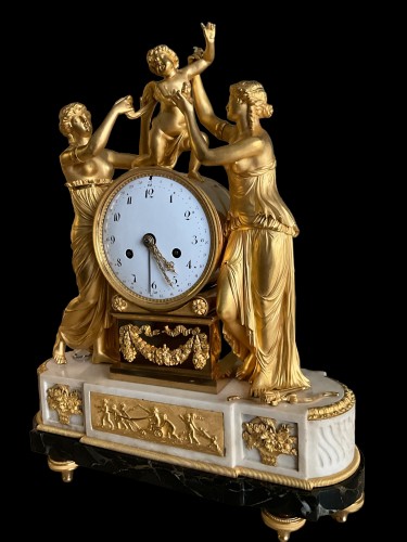 Horology  - Louis XVI Bronze clock