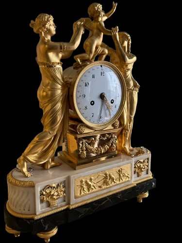 Louis XVI Bronze clock - Louis XVI