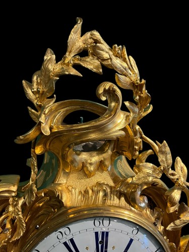 Antiquités - Louis XV Cartel. J.B. BAILLON