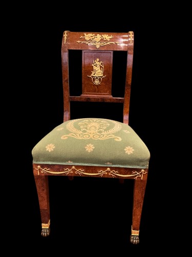 Seating  - Six chairs in thuya burl
