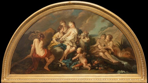 Tableaux et dessins Tableaux XVIIIe siècle - Paire de peintures du 18e siècle d'après Francois Boucher