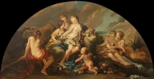 Paire de peintures du 18e siècle d'après Francois Boucher - Galerie Francesco De Rosa
