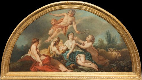 Antiquités - Paire de peintures du 18e siècle d'après Francois Boucher