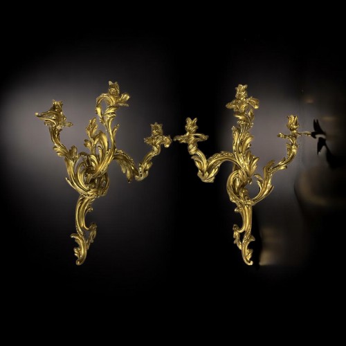 Pair of extremely large wall lights of the late 18th early 19th century - 