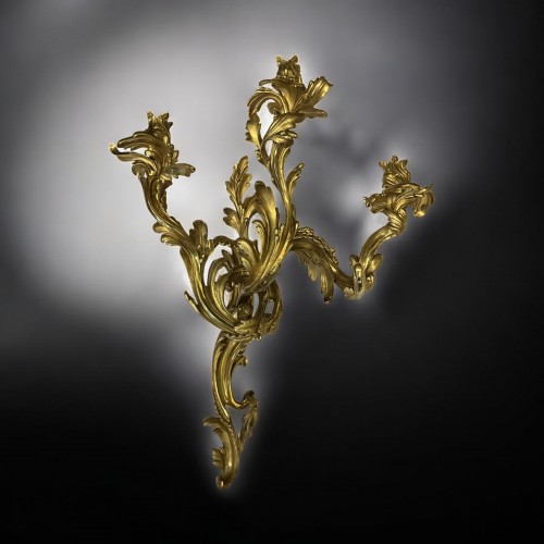 Antiquités - Pair of extremely large wall lights of the late 18th early 19th century