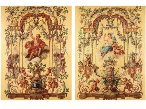 Pair Pamela “Jupiter and Venus” XIX Century
