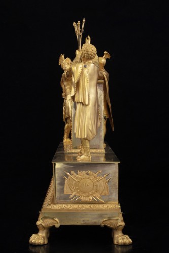 Pendule « Le Serment des Horaces », époque Empire - Galerie Francesco De Rosa