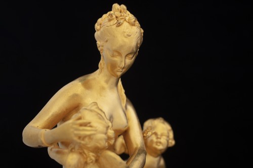 Venus with Cupid s- Louis XVI clock signed « Le Comte à Paris » - Horology Style Louis XVI