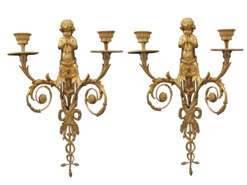 Paire d’appliques Louis XVI