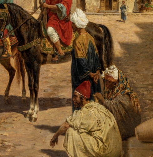 19th century - Orientalist scene, Tomas Moragas Y Torras (1837-19’t)
