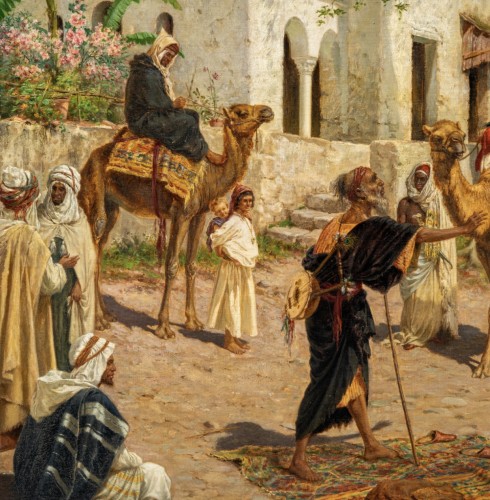 Orientalist scene, Tomas Moragas Y Torras (1837-19’t) - 