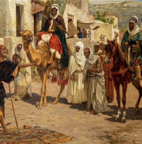  - Orientalist scene, Tomas Moragas Y Torras (1837-19’t)