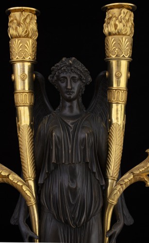 Empire - Pair of Large Empire candelabra