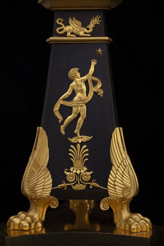 Antiquités - Pair of Large Empire candelabra