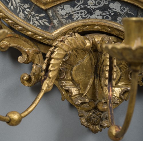 Mirrors, Trumeau  - Pair of mirrors,Venive 18th century