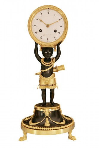 Pendulum clock from the "Au Negre", Porteur Noir