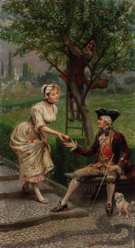 La Pomme tentatrice, Giacomo Mantegazza (1853-1920) - Galerie Francesco De Rosa