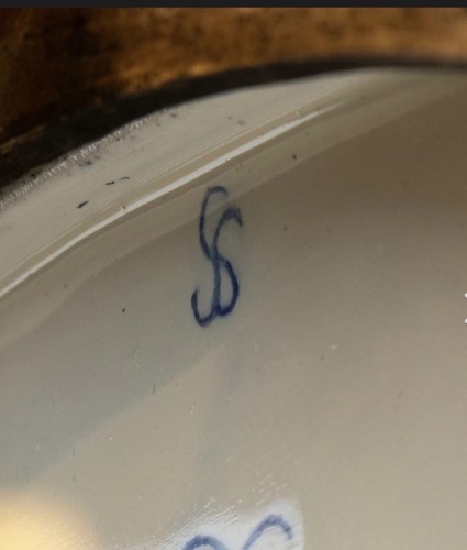 Antiquités - Centre de table porcelaine de Sévres 1764, Nicolas Catrice