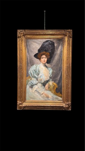 Portrait de Dame - Tableaux et dessins Style 