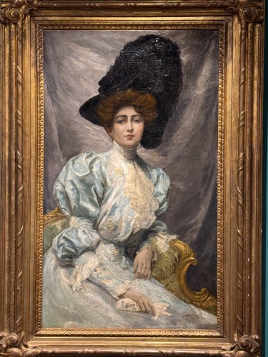 Tableaux et dessins Tableaux XIXe siècle - Portrait de Dame