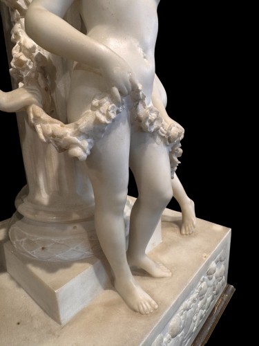 Pendule “Aux Trois Grâces” signè Lepute Paris - Galerie Francesco De Rosa