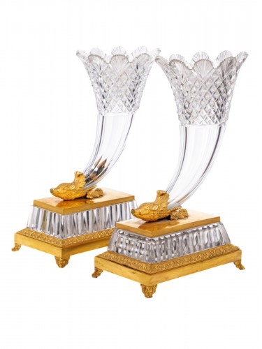 Paire de cornes d’abondance