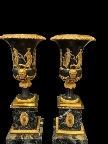Directoire - Paire de vases Directoire