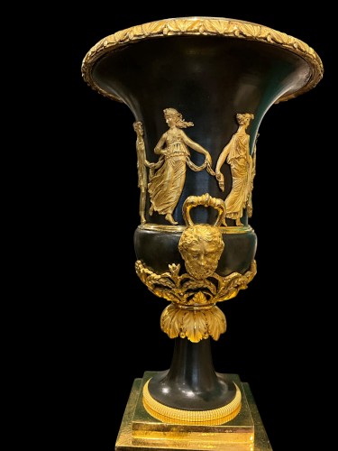 Antiquités - Paire de vases Directoire