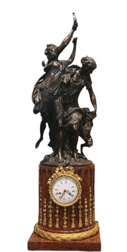 Bacchanal, th-century French mantel clock