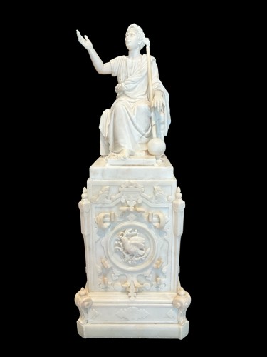 Empereur Romain, Italie fin XVIIIe siècle - Sculpture Style 