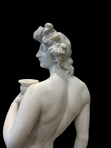  - Jeune Bacchus, marbre blanc début du XIXe siècle