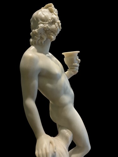 Antiquités - Jeune Bacchus, marbre blanc début du XIXe siècle