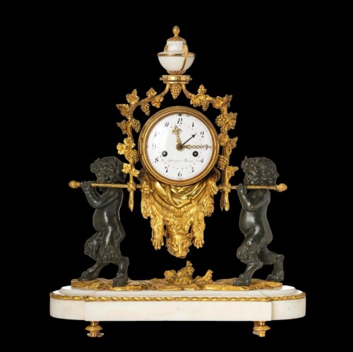 Pendulum Louis XVI “Allegory of the Grape Harvest” - 