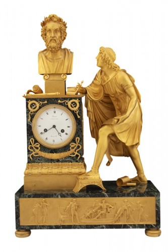 The Aeneid, French Empire Mantel clock