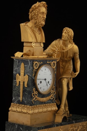 Horology  - The Aeneid, French Empire Mantel clock