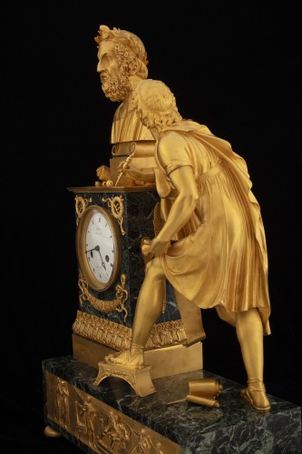 The Aeneid, French Empire Mantel clock - 