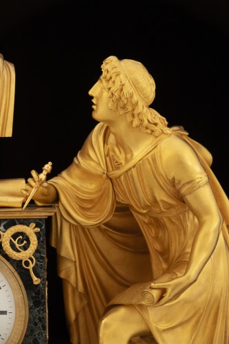 Empire - The Aeneid, French Empire Mantel clock