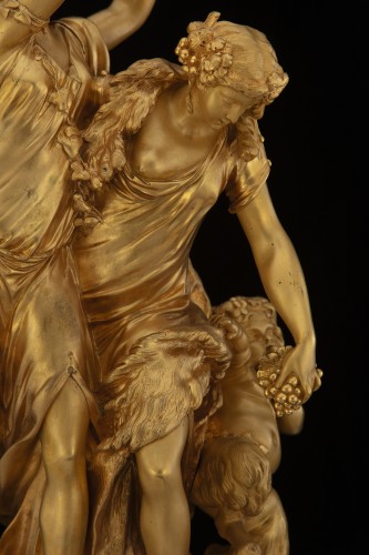 Gilt-bronze group depicting “The Bacchantes after Clodion”, - Sculpture Style 