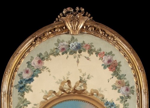Oil on canvas panels - Louis XVI