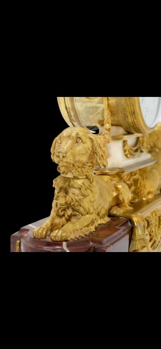 Horology  - French Louis XVI Clock “Aux épagneuls”