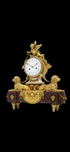 18th century - French Louis XVI Clock “Aux épagneuls”